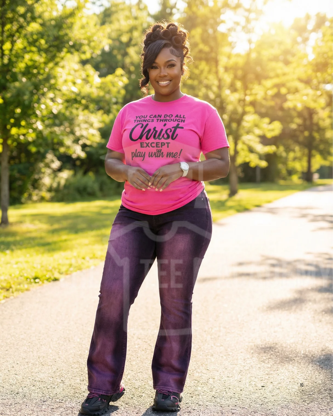 All Things Except Play With Me- Screen Print Transfer