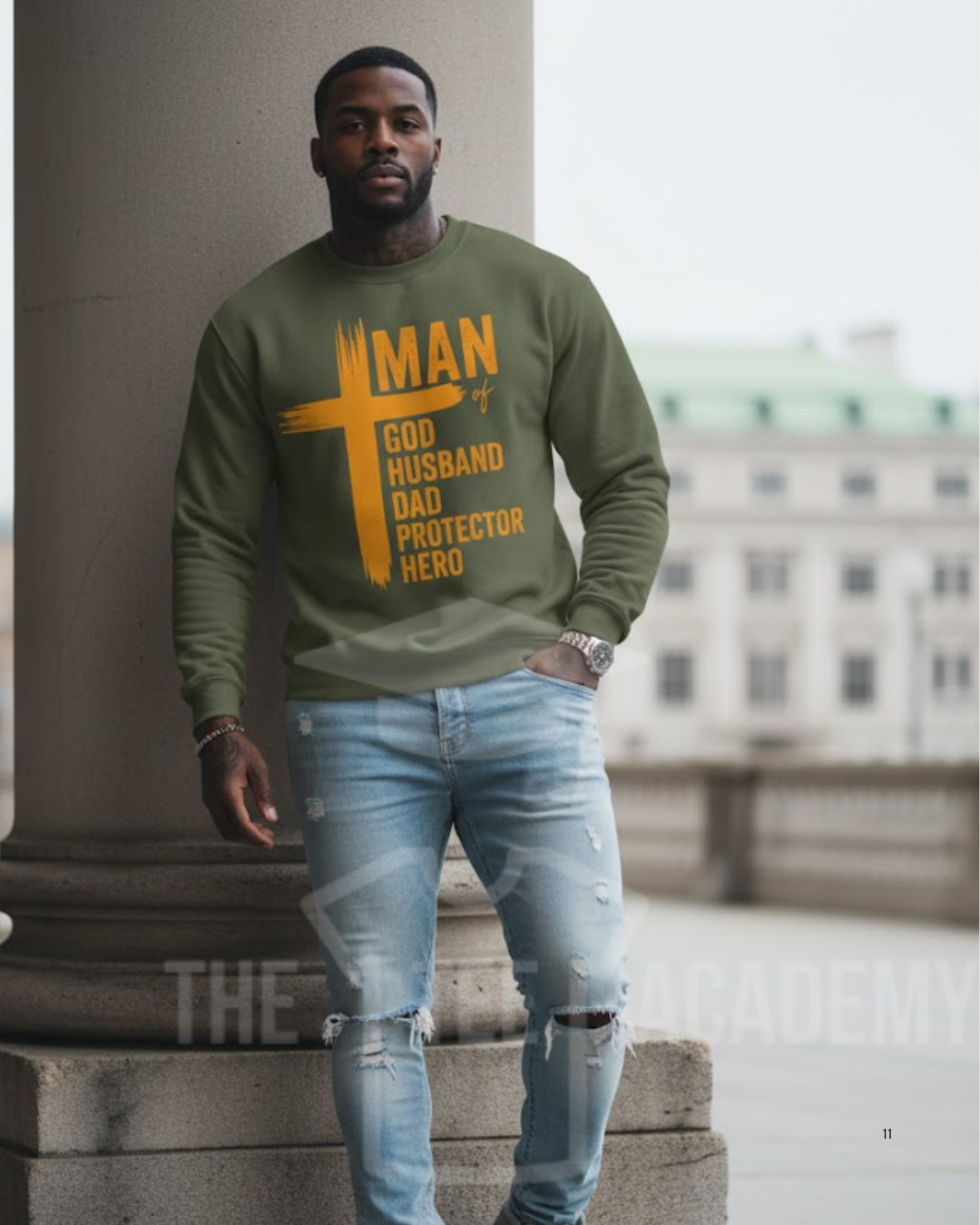 Man Of God- Screen Print Transfer