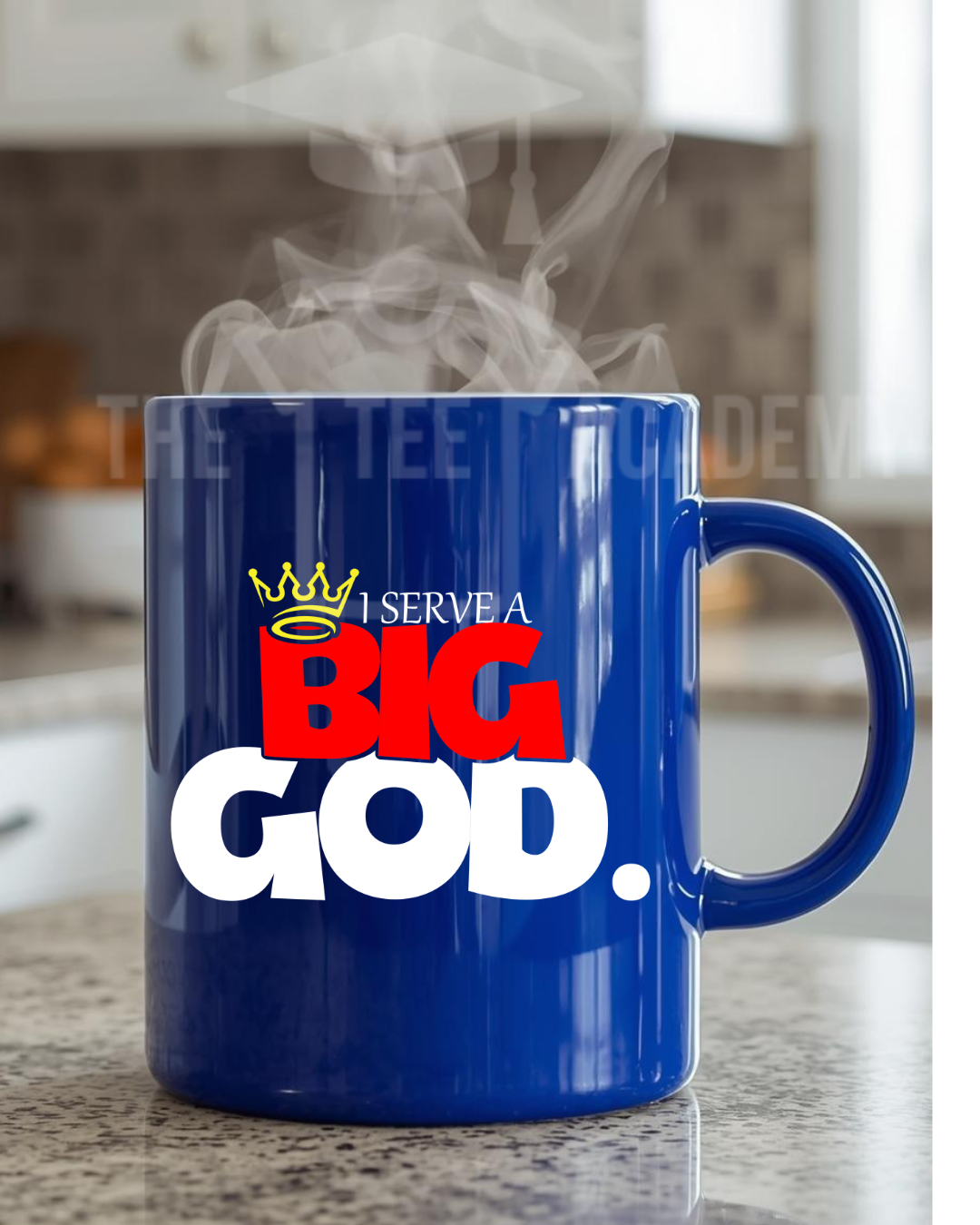 UV DTF Cup Decal -I Serve A Big God