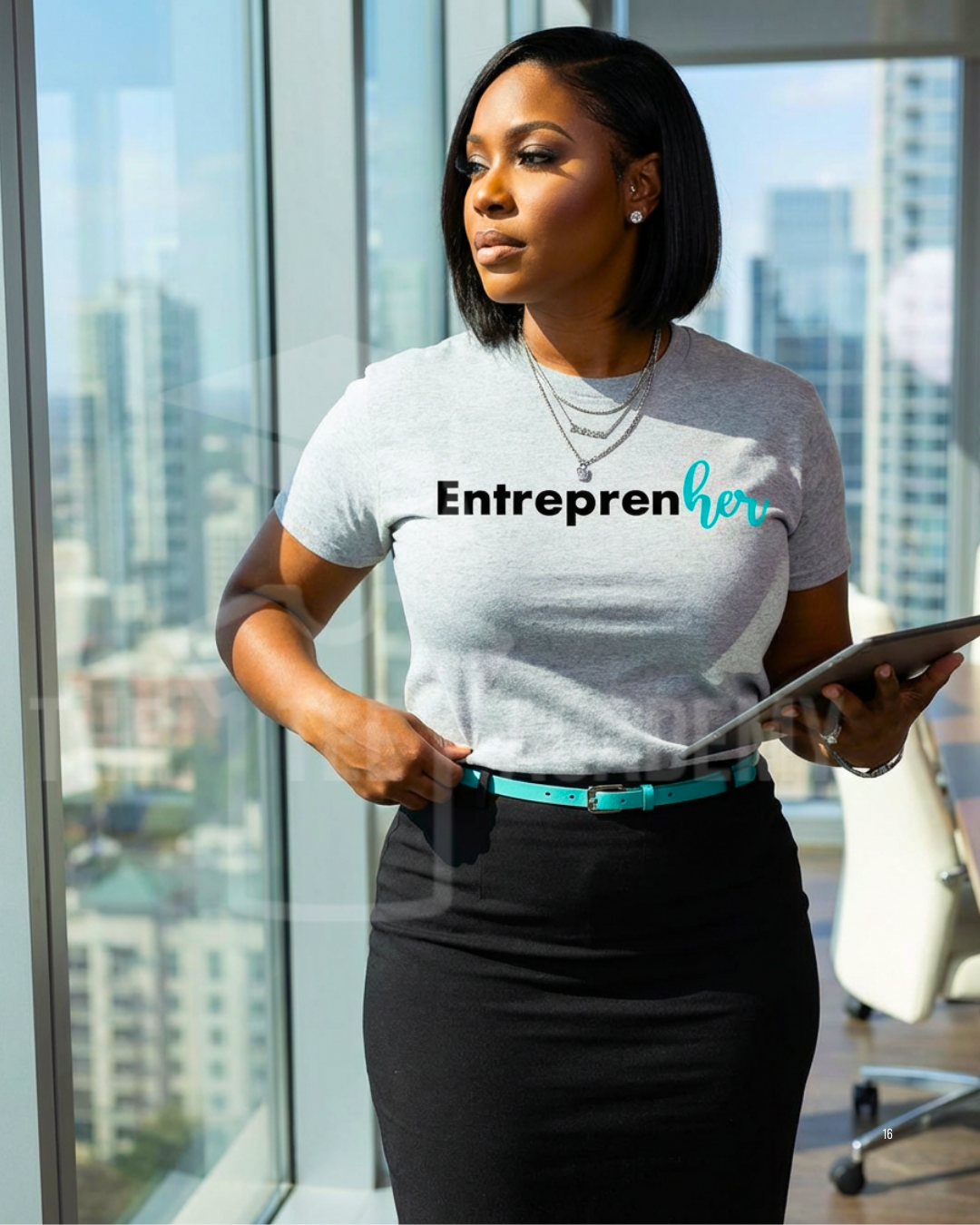 EntreprenHer- Matte Clear Film Screen Print Transfer