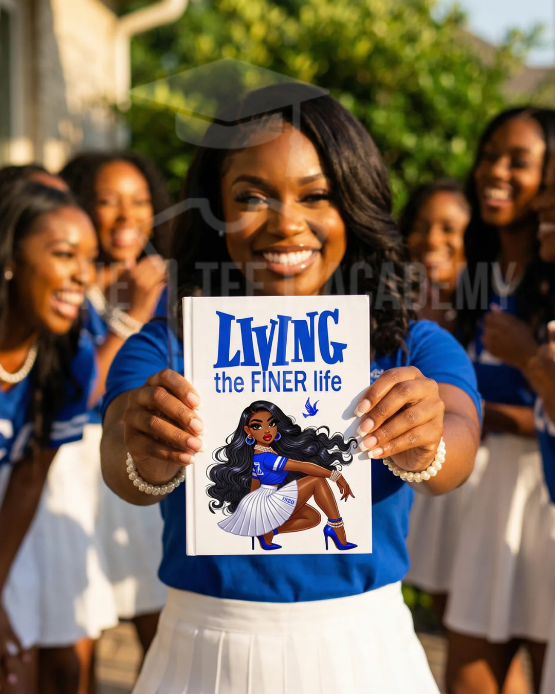 UV DTF Planner/Tumbler Cover Decal- Living The Finer Life