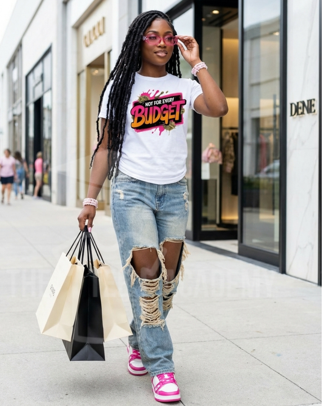 Not For Every Budget- Matte Clear Film Screen Print Transfer