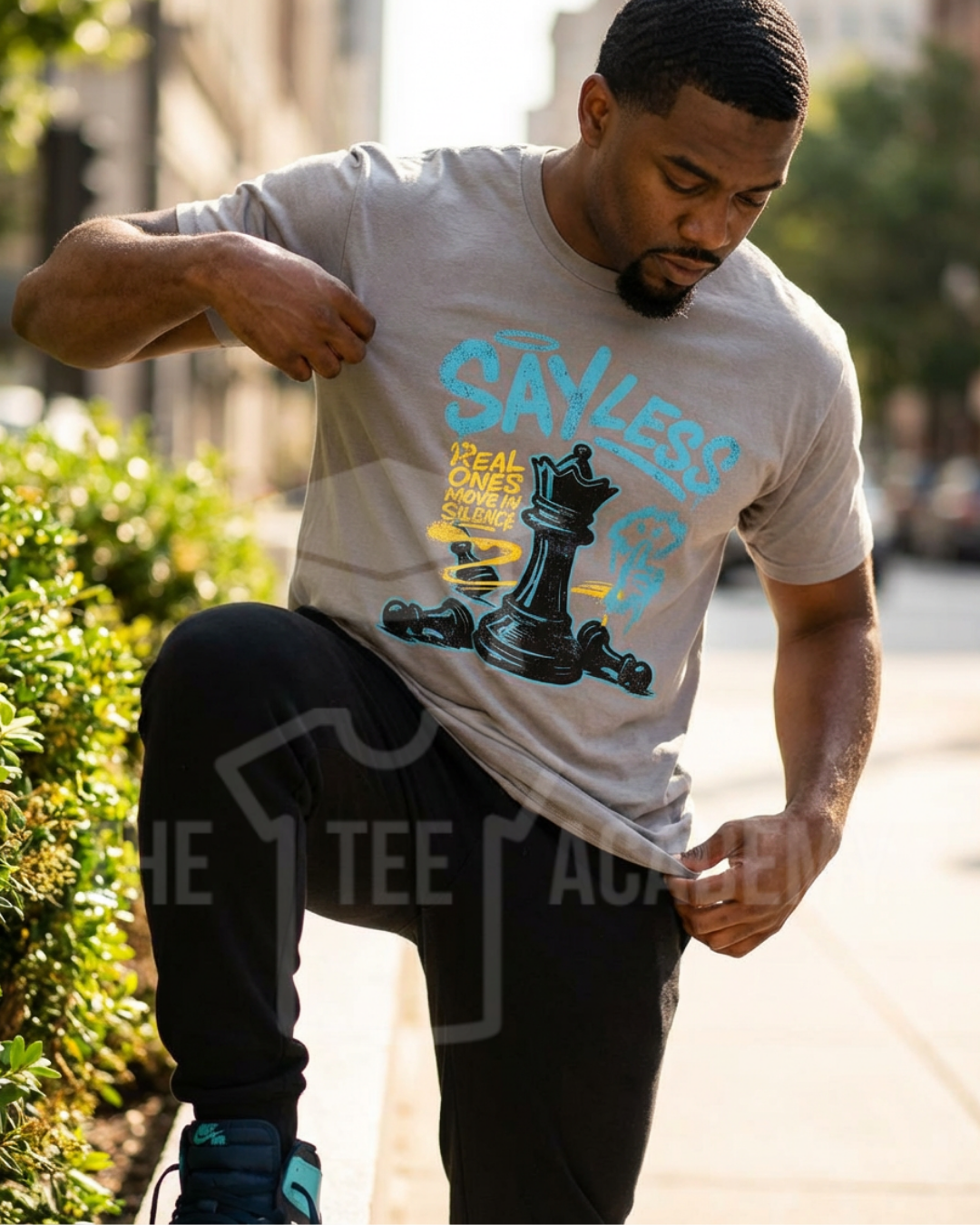 Sayless- Matte Clear Film Screen Print Transfer