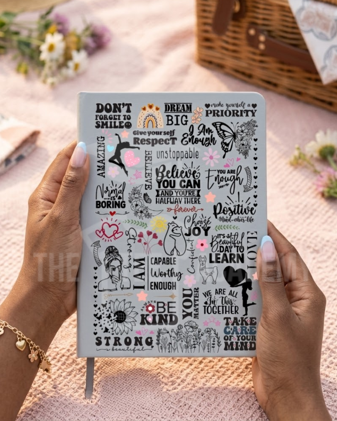UV DTF Planner/Tumbler Decal- Believe You Can