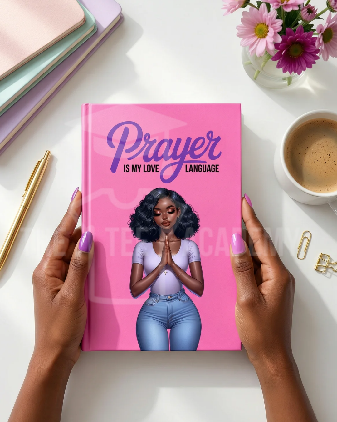 UV DTF Planner/Tumbler Cover Decal- Prayer Is My Love Language