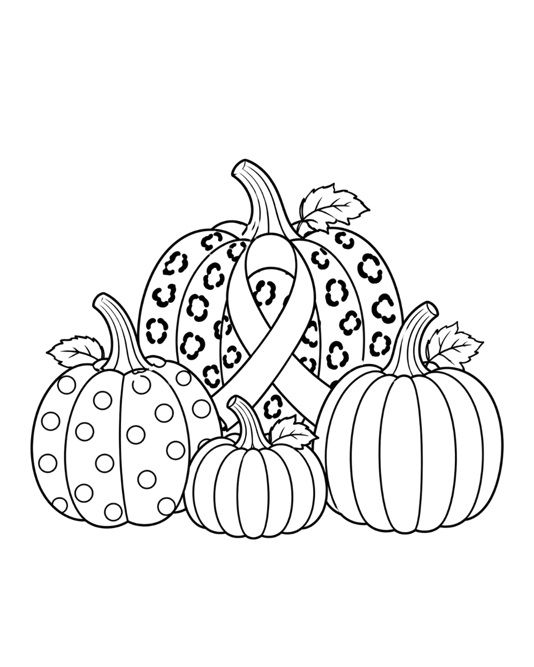 (BCA Sketch Art) Pumpkins- Screen Print Transfer
