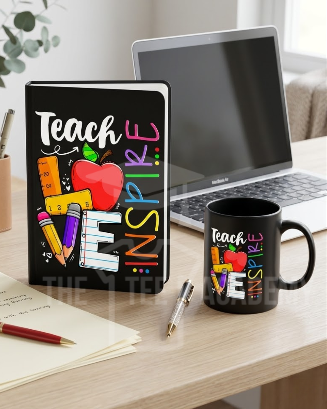 UV DTF Planner/Tumbler Decal- Teach Love Inspire