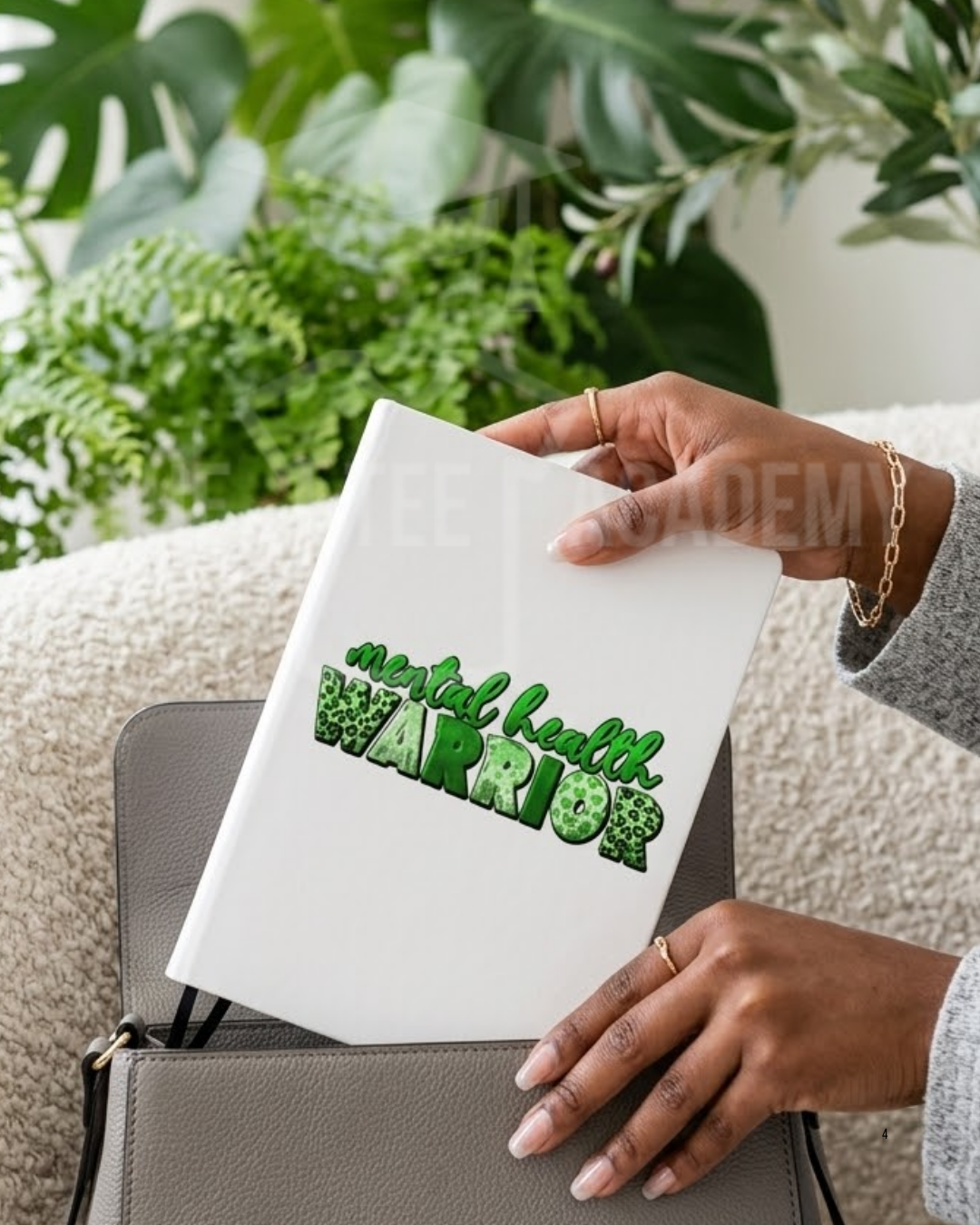 UV DTF Planner/Tumbler Cover Decal- Mental Health Warrior