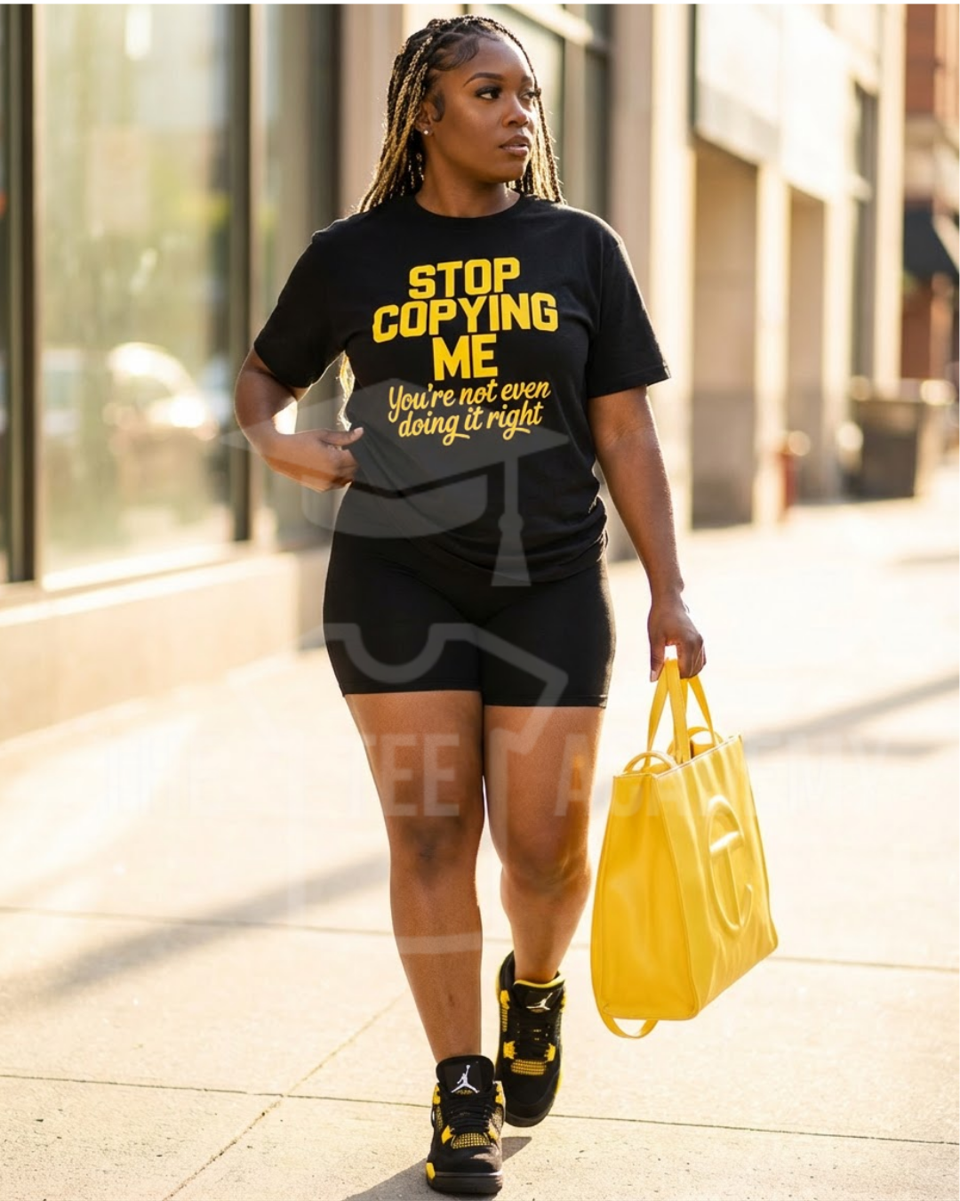 Stop Copying Me- Screen Print Transfer