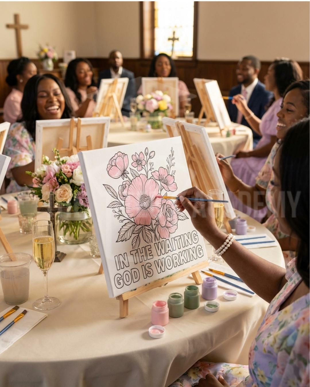 (Sketch Art) In The Waiting- Screen Print Transfer