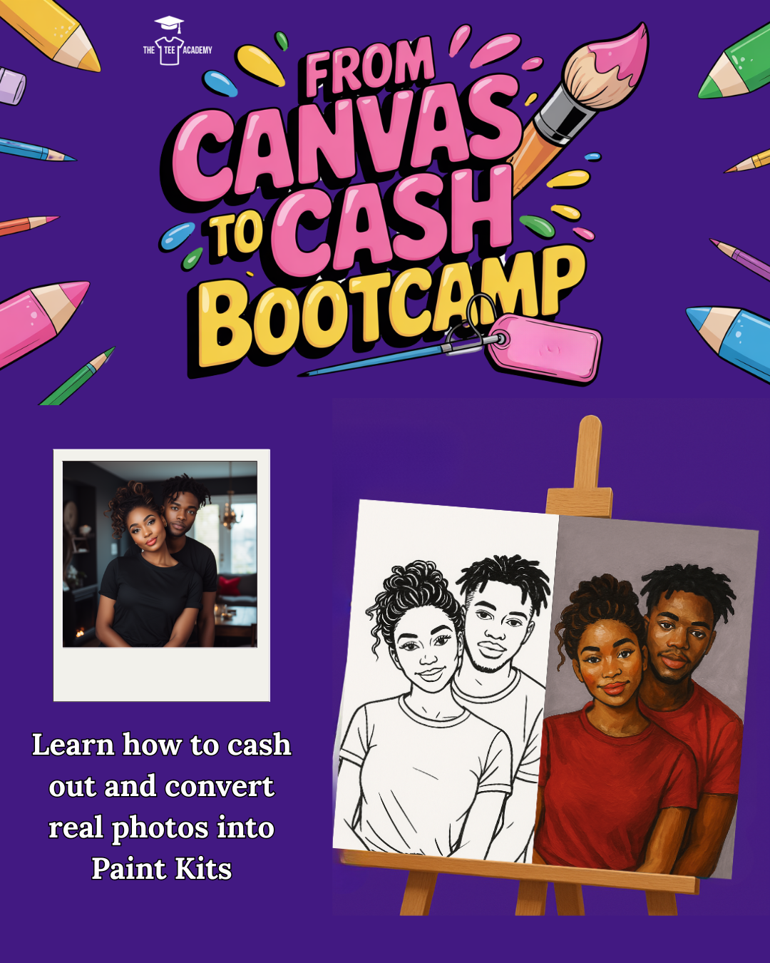 Canvas To Cash - 5 Day Self Paced Paint Kit Training