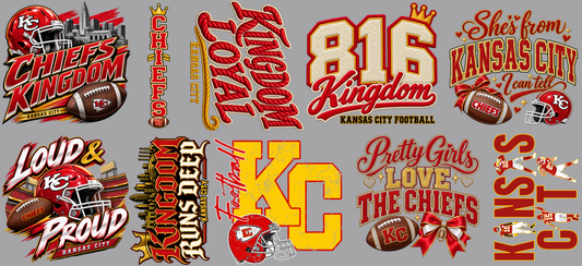 Chiefs Premade 22x48 Gangsheet