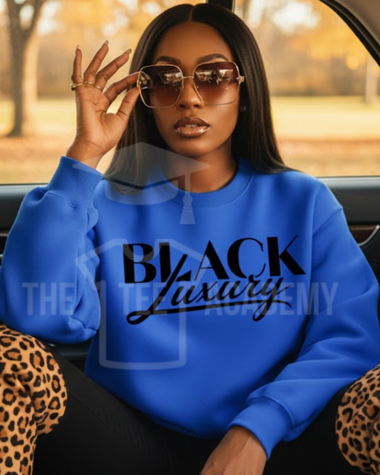 Black Luxury- Screen Print Transfer