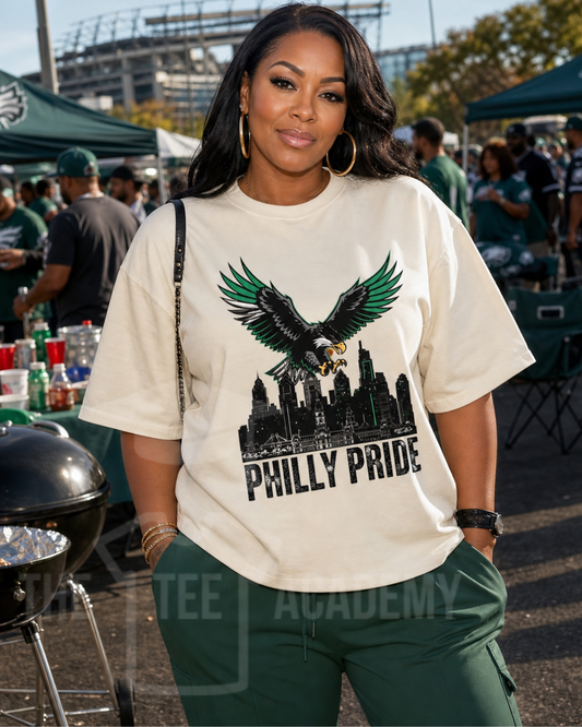 Philly Pride- Matte Clear Film Screen Print Transfer