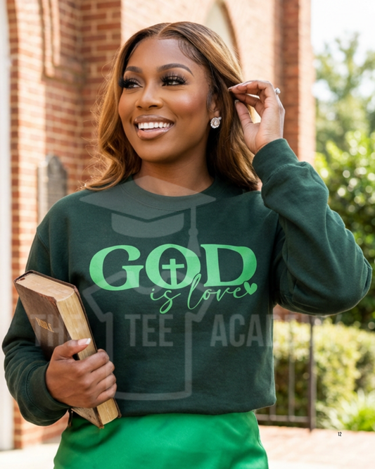 God Is Love- Screen Print Transfer