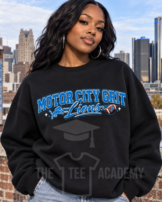 Motor City Grit-Matte Clear Film Screen Print Transfer
