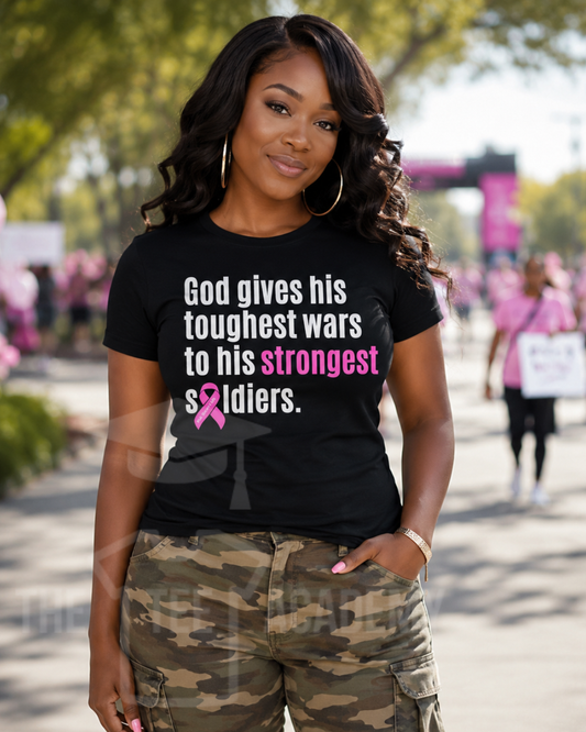 Toughest Wars To Strongest Soliders-Matte Clear Film Screen Print Transfer