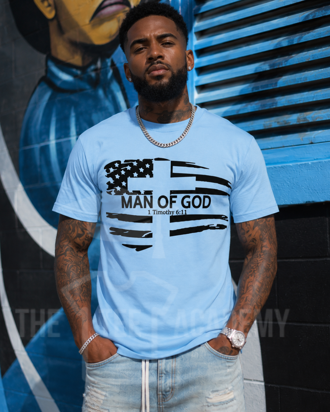 Man Of God- Screen Print Transfer