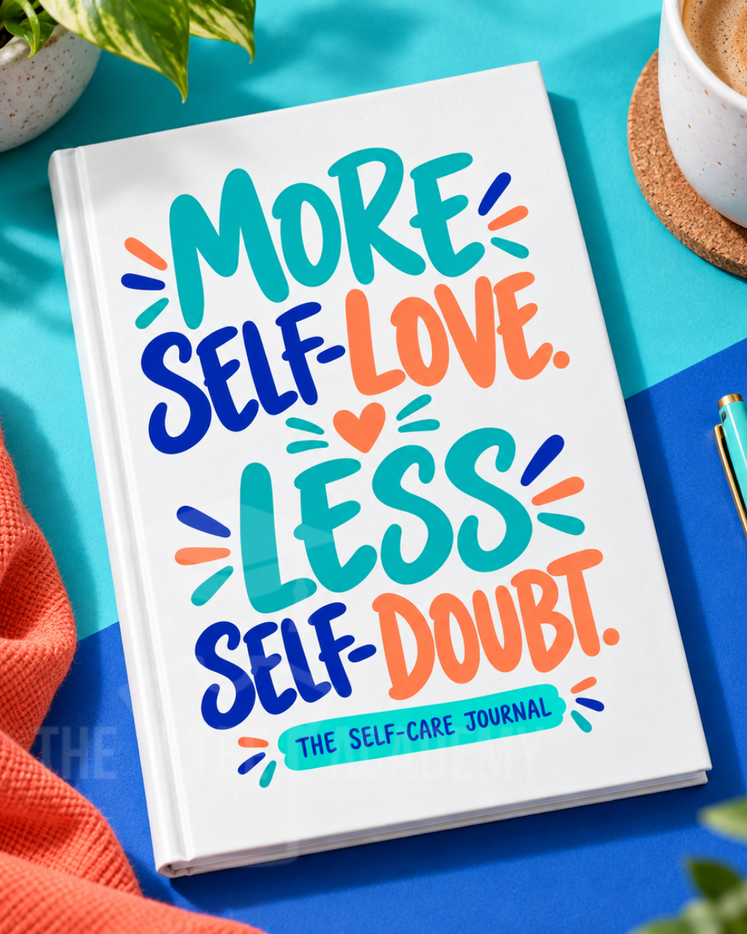(Pre Order) UV DTF Planner/Tumbler Decal- More Self Love, Less Self Doubt