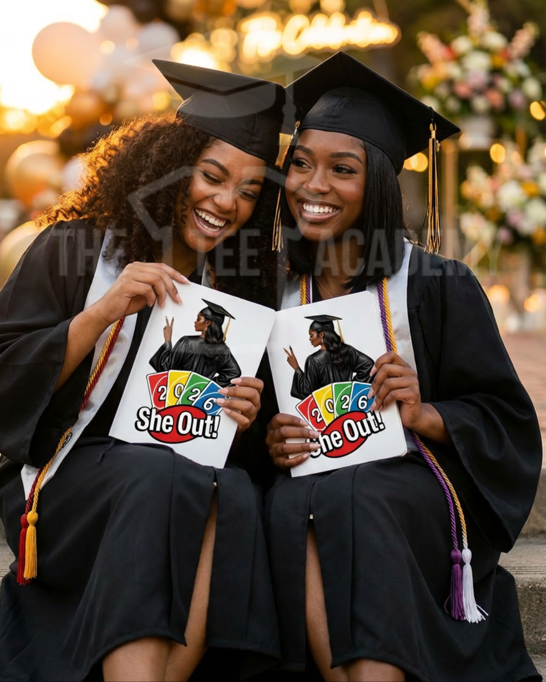 UV DTF Planner/Tumbler Decal- She Out 2026