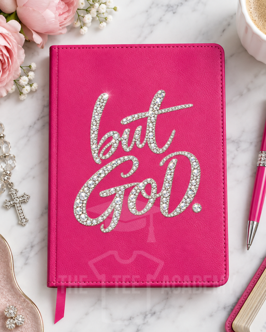 UV DTF Planner/Tumbler Decal- (Sparkly) But God