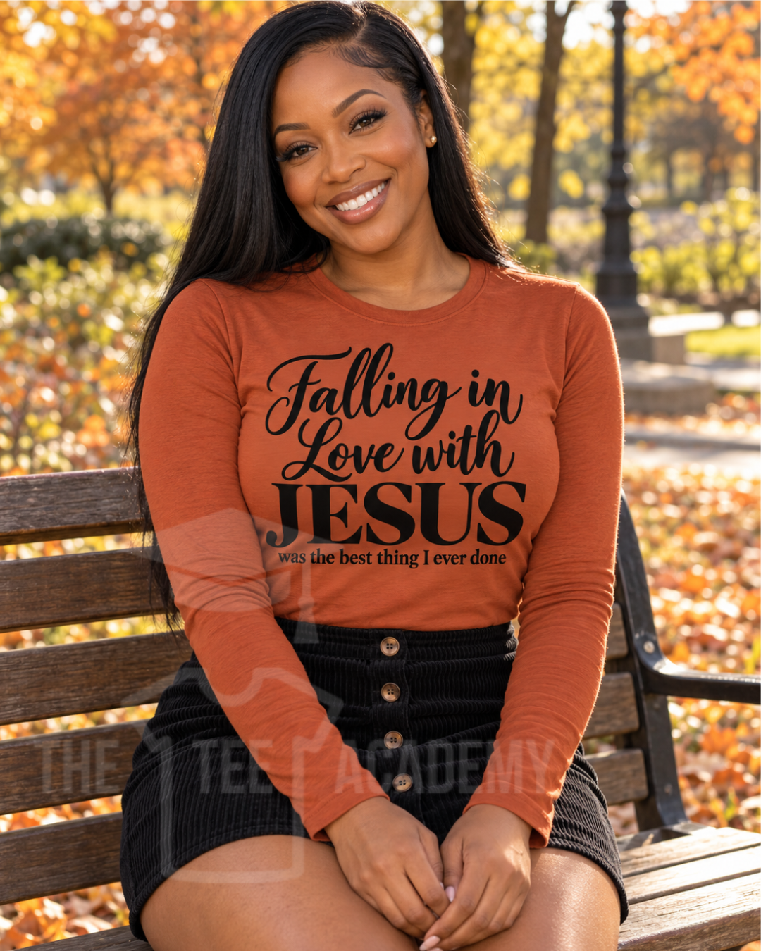 (Pre Order) Falling In Love With Jesus- Screen Print Transfer