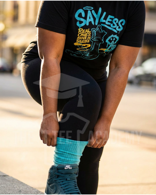 Sayless- Matte Clear Film Screen Print Transfer