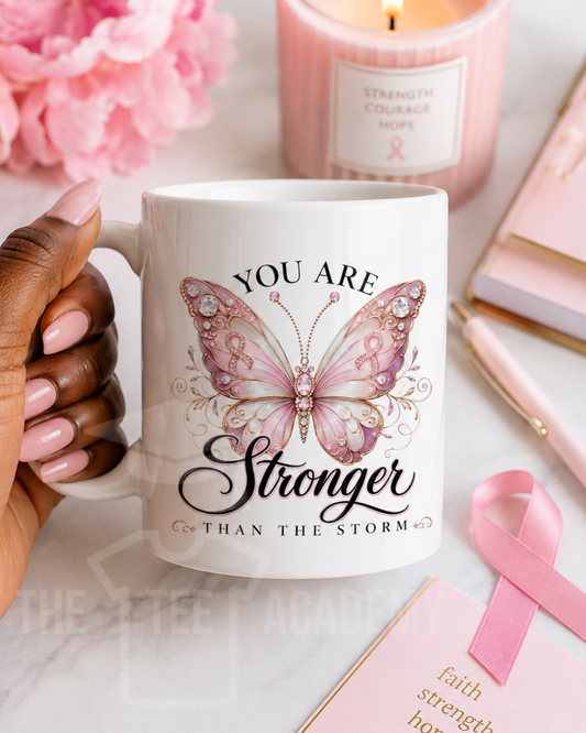 UV DTF Cup Decal- Stronger Than The Storm