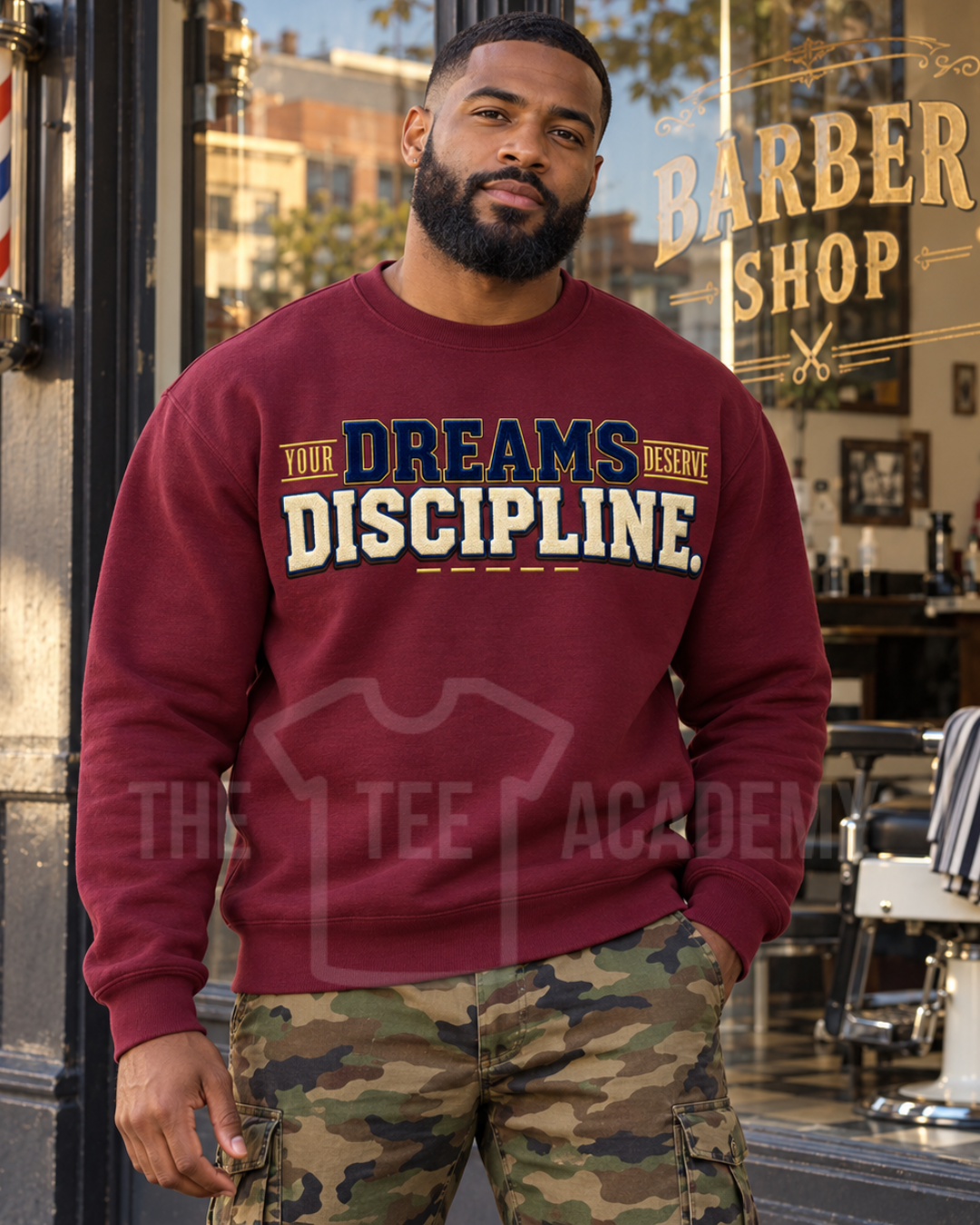 Your Dreams Deserve Discipline-Matte Clear Film Screen Print Transfer
