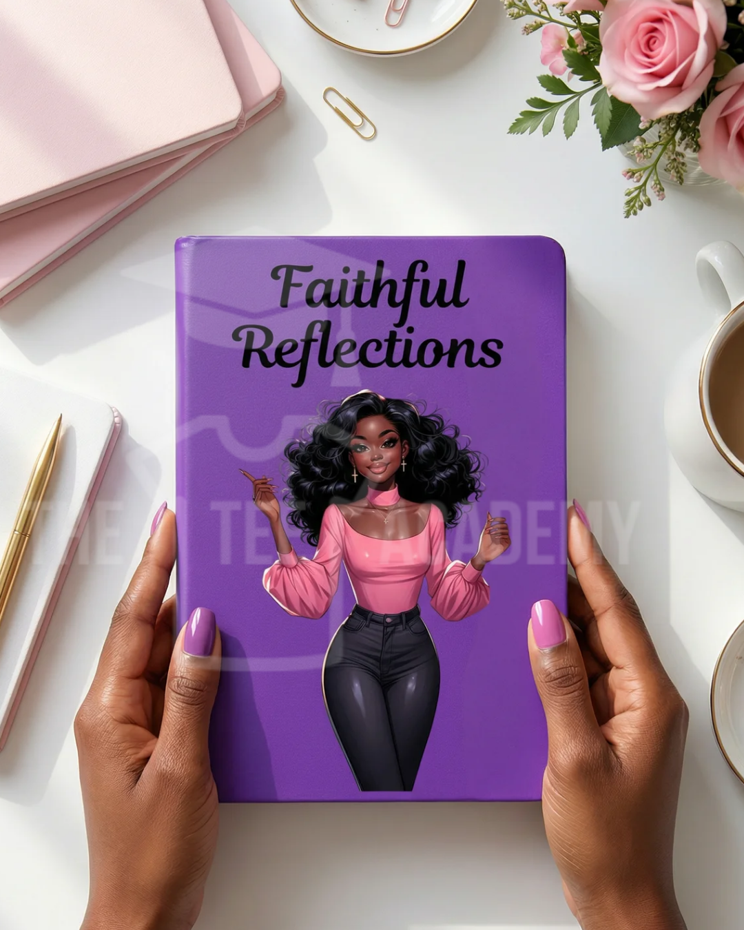 UV DTF Planner/Tumbler Cover Decal- Faithful Reflections