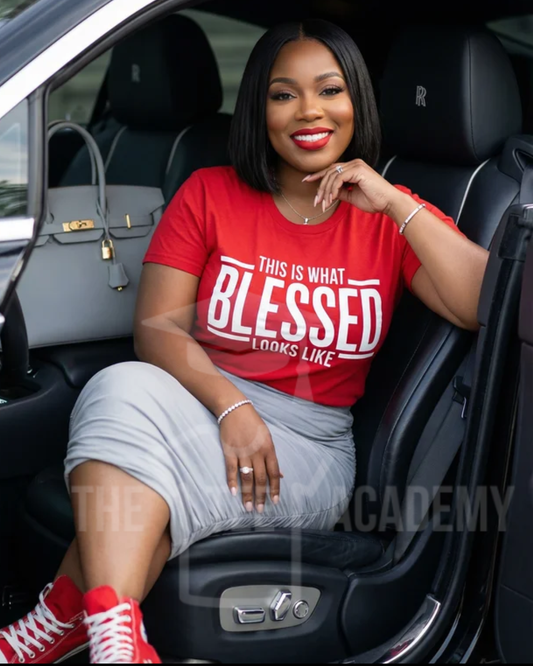 What Blessed Looks Like- Screen Print Transfer