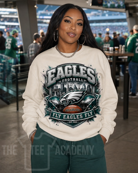 Eagles Football- Matte Clear Film Screen Print Transfer