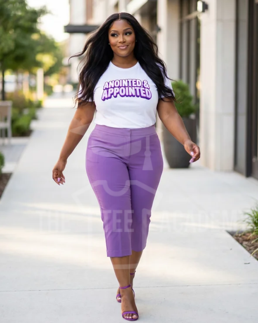 Anointed & Appointed- Matte Clear Film Screen Print Transfer