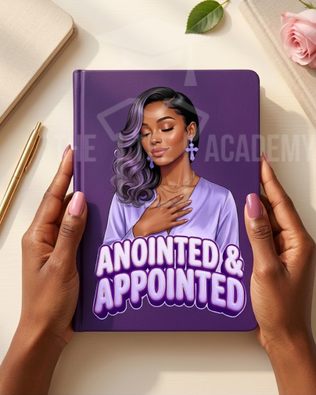 UV DTF Planner/Tumbler Decal- Anointed & Appointed