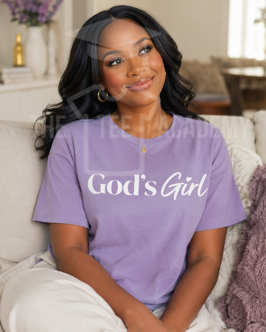 God's Girl-Screen Print Transfer