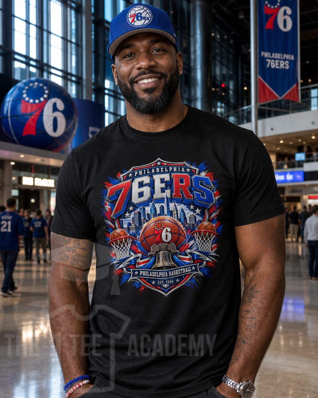 76ers Basketball- Matte Clear Film Screen Print Transfer
