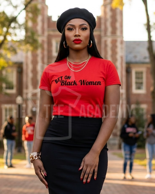 Bet On Black Women- Screen Print Transfer