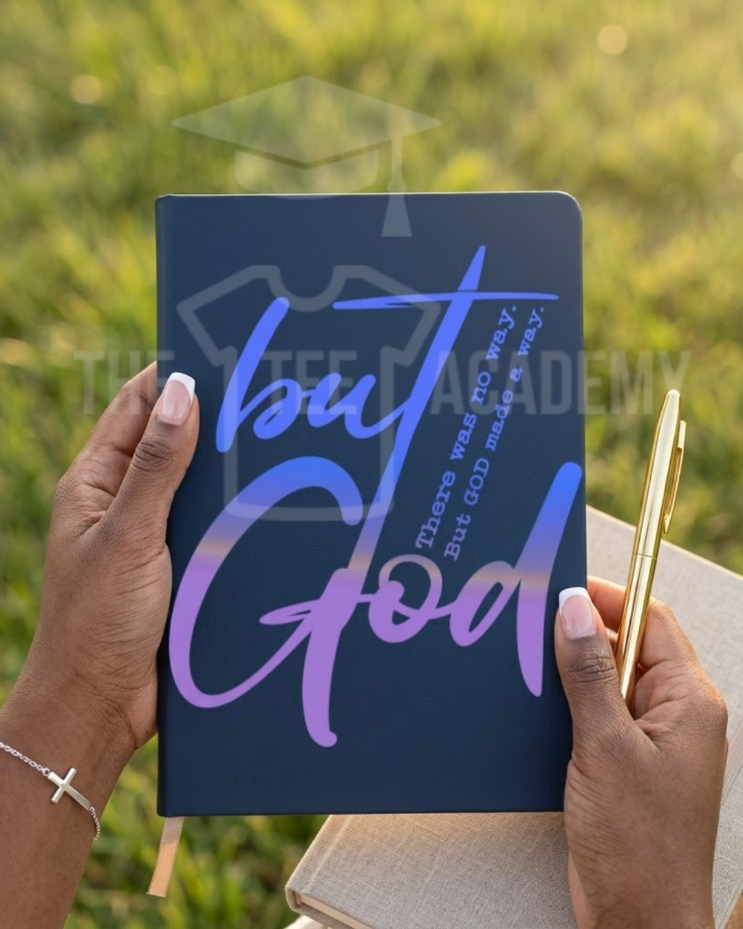 UV DTF Planner/Tumbler Cover Decal- But God