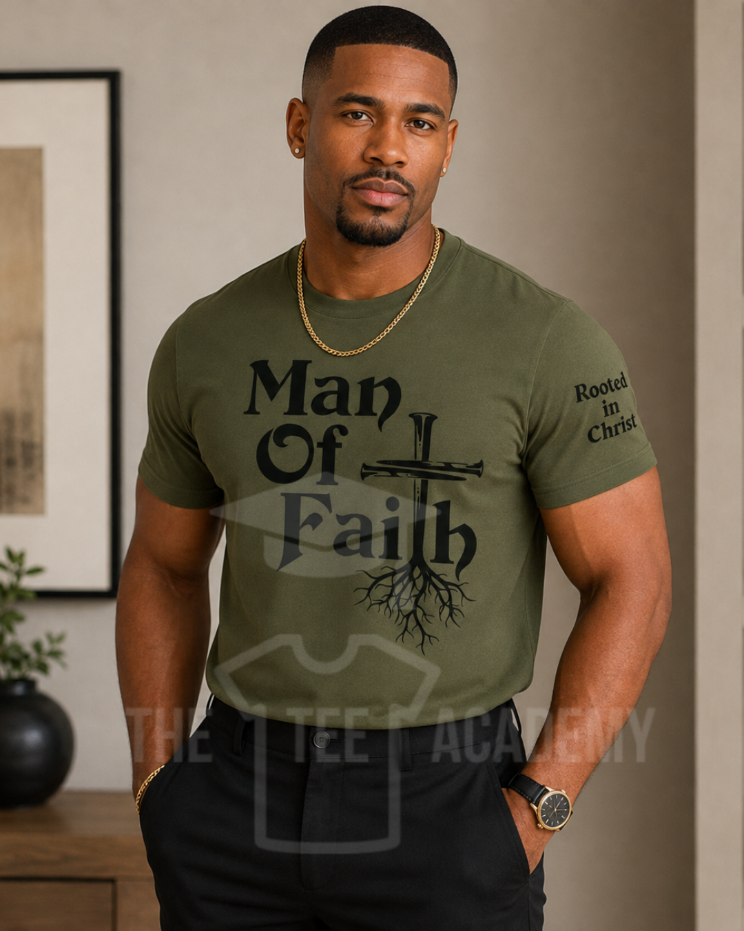 (Set) Man of Faith- Screen Print Transfer