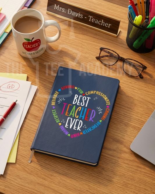 UV DTF Planner/Tumbler Decal- Best Teacher Ever