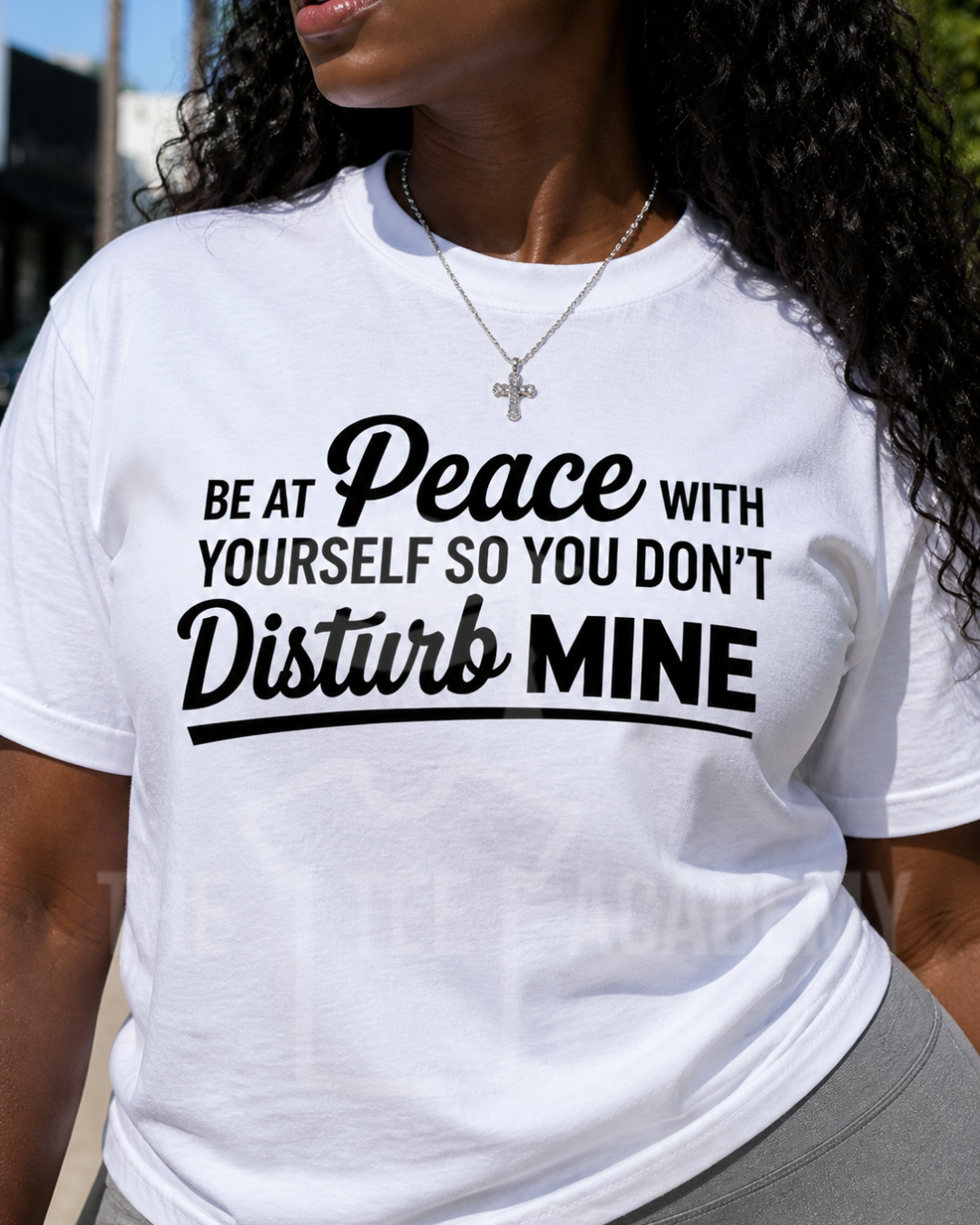 Be At Peace With Yourself- Screen Print Transfer