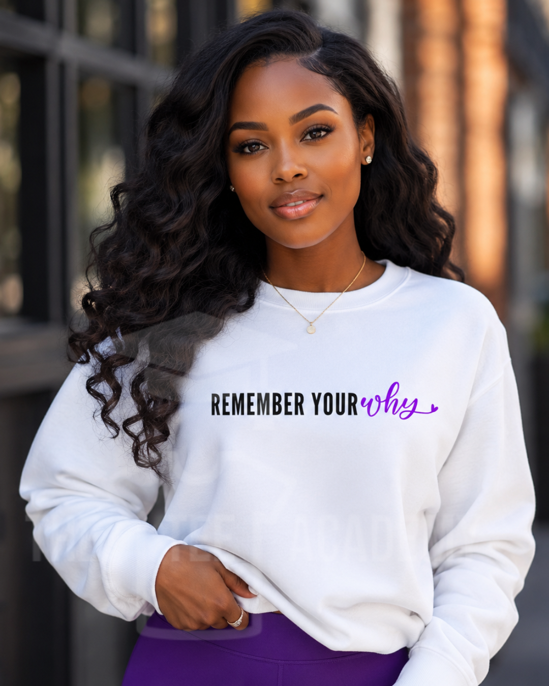 Remember Your Why- Matte Clear Film Screen Print Transfer