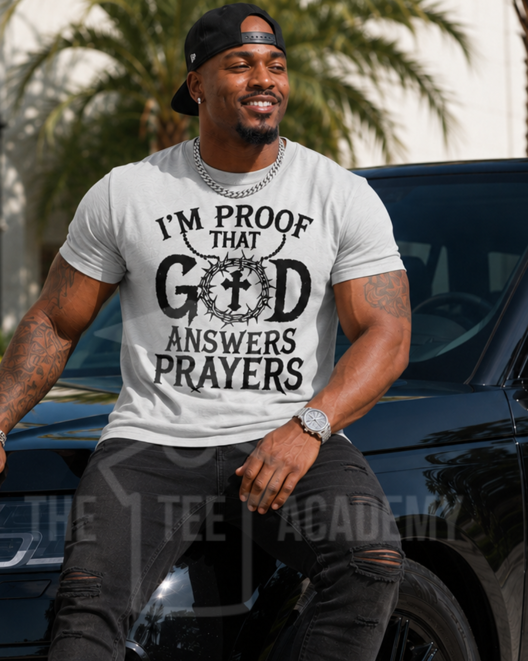 Proof That God Answers Prayers-Screen Print Transfer