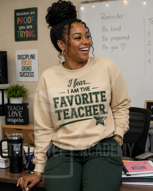 The Favorite Teacher- Screen Print Transfer