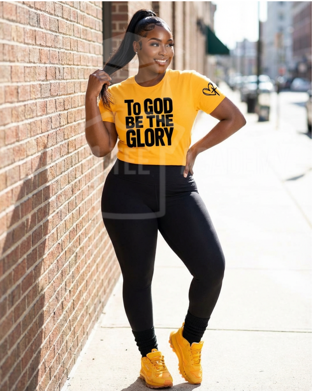 (3 pcs Set) To God Be The Glory- Screen Print Transfer