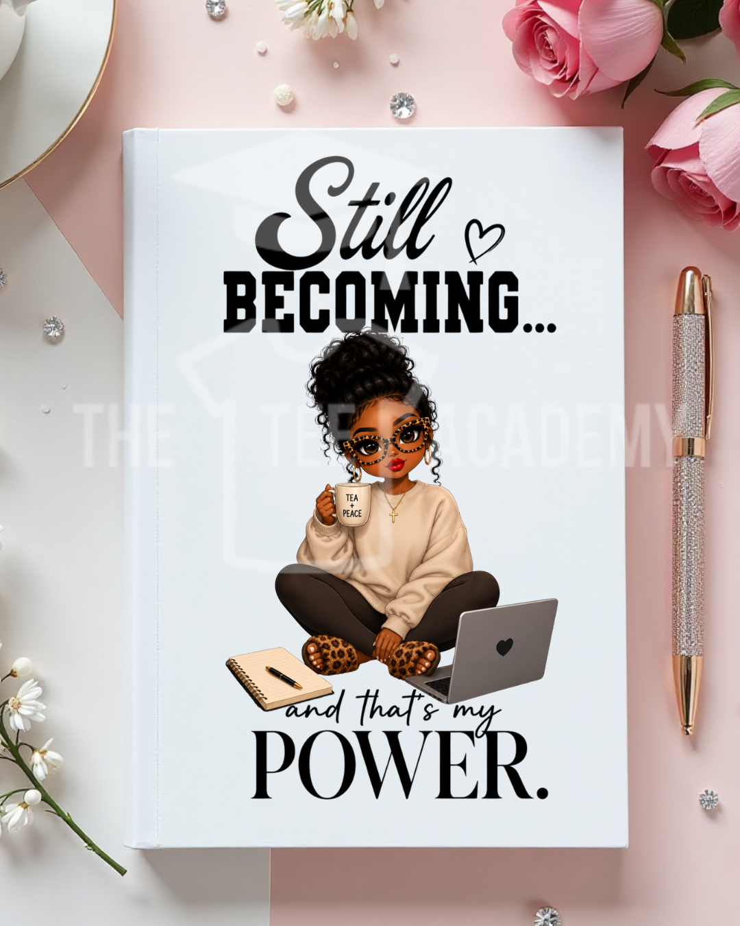 Becoming Her- UV DTF Planner Cover Theme Pack