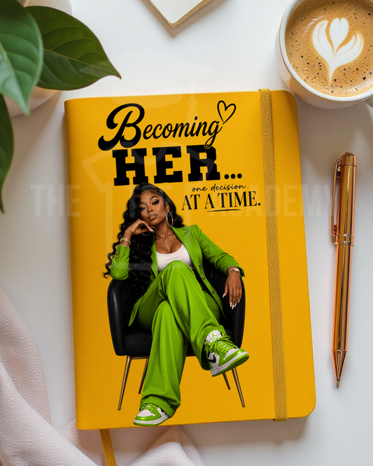 UV DTF Planner/Tumbler Decal- Becoming Her