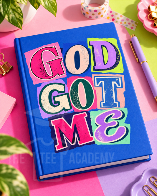 (Pre Order) UV DTF Planner/Tumbler Decal- (Magazine Cutout) God Got Me