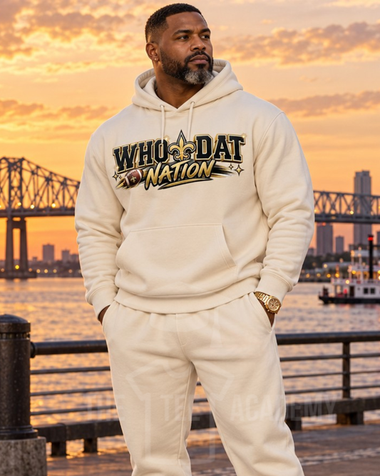 Who Dat Nation-Matte Clear Film Screen Print Transfer