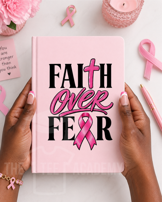 UV DTF Planner/Tumbler Decal- Faith Over Fear